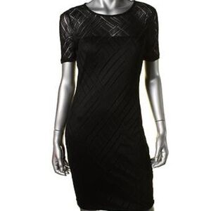 Three Dots Angelina Black Knit Casual Dress M